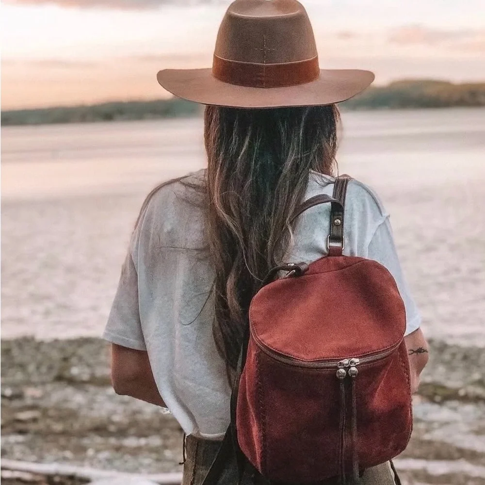 HOBO River Backpack Rich Cognac Terracotta - Picture 2 of 6